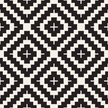 Kusursuz yüzey geometrik tasarımı. Tekrarlanan fayans süsleme arka planı. Vektör şekilleri deseni