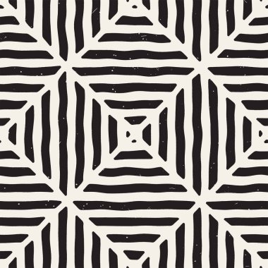 Elle çizilmiş sorunsuz yinelenen desen fayans hatları ile. Grungy freehand arka plan dokusu.