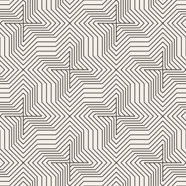 Vektör seamless modeli. Modern şık soyut doku. Geometrik yinelenen