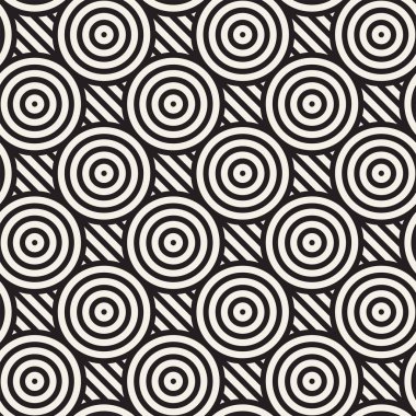 Vektör kusursuz desen. Modern stil soyut doku. Tekrarlanan geometrik fayanslar