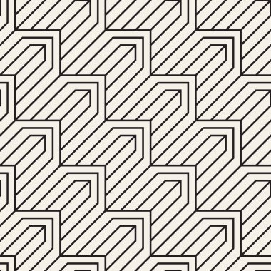 Vektör kusursuz desen. Modern stil soyut doku. Tekrarlanan geometrik fayanslar