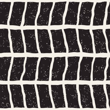 Basit mürekkep geometrik desen. Tek renkli siyah ve beyaz konturlar arka plan. Tasarımınız için çizilen mürekkep doku el