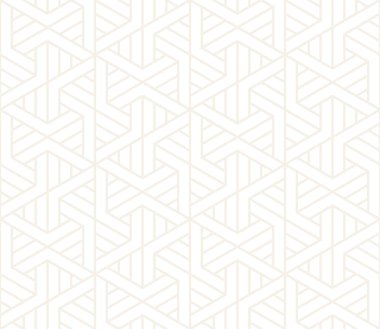 Vektör kusursuz desen. Modern stil dokusu. Çizgili elementlerden geometrik fayanslar tekrarlanıyor