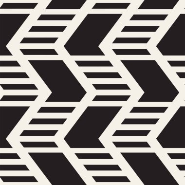 Vektör sorunsuz zikzak çizgi deseni. Şık geometrik arka plan. Yinelenen kafes arka plan