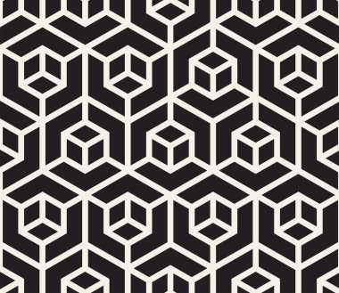 Vektör kusursuz desen. Modern stil soyut doku. Tekrarlanan geometrik fayanslar