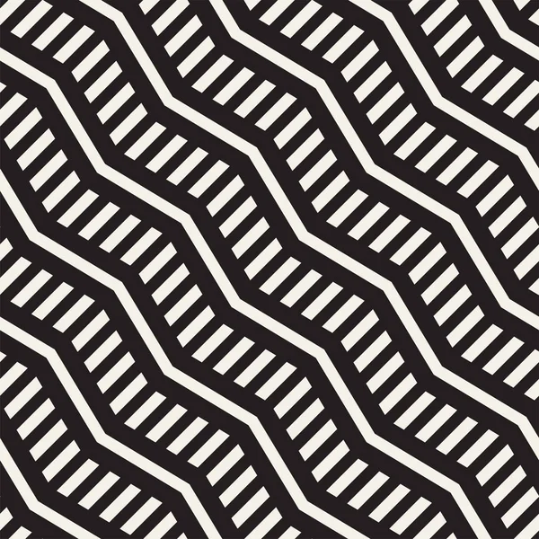 Patrón de línea de zigzag sin costura vectorial. Fondo geométrico elegante abstracto. Repetir fondo de celosía — Archivo Imágenes Vectoriales