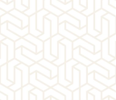 Vektör seamless ince modeli. Modern şık soyut doku. Çizgili öğelerinden geometrik döşeme yinelenen