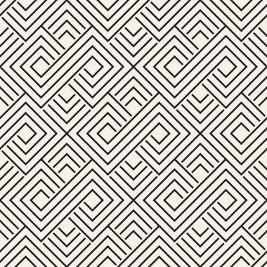 Vektör Dikişsiz örgü desen. Tek renkli kafes ile modern şık doku. Geometrik kılavuz yinelenen. Basit tasarım arka plan. 