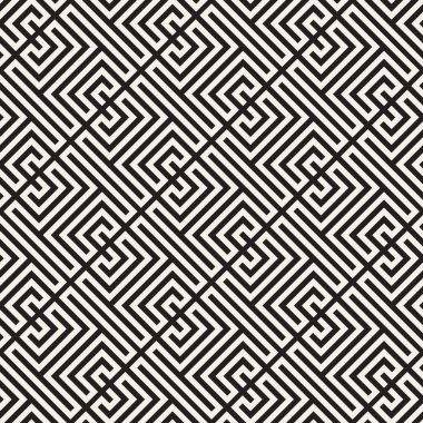 Vektör Dikişsiz örgü desen. Tek renkli kafes ile modern şık doku. Geometrik kılavuz yinelenen. Basit tasarım arka plan. 