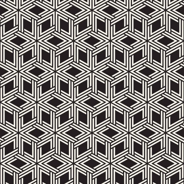 Vector naadloze rooster patroon. Moderne stijlvolle textuur met monochroom Trelly. Herhalende geometrische raster. Eenvoudig ontwerp achtergrond. — Stockvector