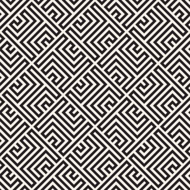 Vektör Dikişsiz örgü desen. Tek renkli kafes ile modern şık doku. Geometrik kılavuz yinelenen. Basit tasarım arka plan. 