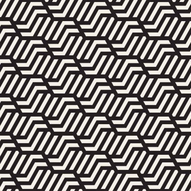 Vektör sorunsuz soyut şekiller desen. Modern şık çizgiler doku. Geometrik fayans yinelenen