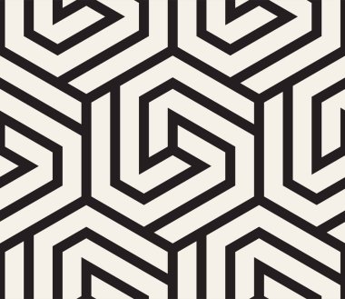 Vektör kusursuz desen. Modern stil soyut doku. Tekrarlanan geometrik fayanslar