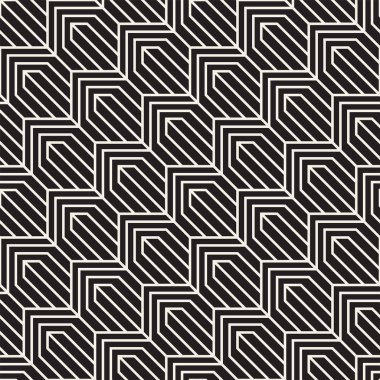 Vektör kusursuz desen. Modern stil soyut doku. Geometrik fayans tekrarlanıyor