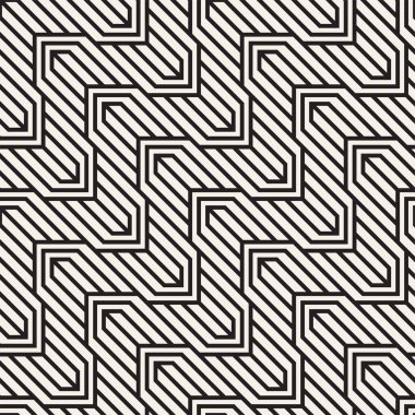 Vektör kusursuz desen. Modern stil soyut doku. Geometrik fayans tekrarlanıyor