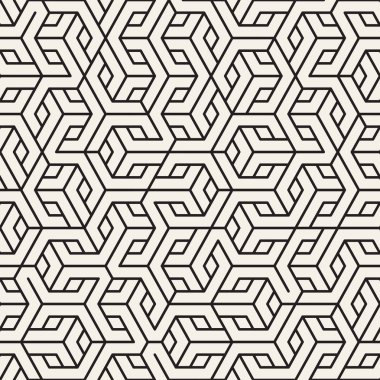 Vektör kusursuz desen. Modern stil soyut doku. Geometrik fayans tekrarlanıyor