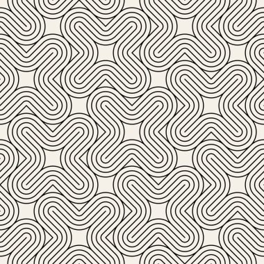 Vektör seamless modeli. Modern şık soyut doku. Geometrik yinelenen