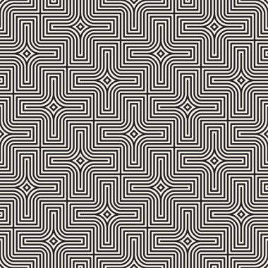 Vektör seamless modeli. Modern şık soyut doku. Geometrik yinelenen