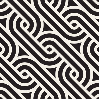 Vektör Dikişsiz örgü desen. Tek renkli kafes ile modern şık doku. Geometrik kılavuz yinelenen. Basit tasarım arka plan. 