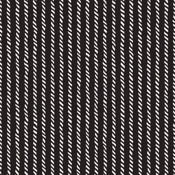 Hand getekende lijnen naadloze patroon. Abstracte geometrische betegeling achtergrond. FreeHand zwart-wit textuur. — Stockvector