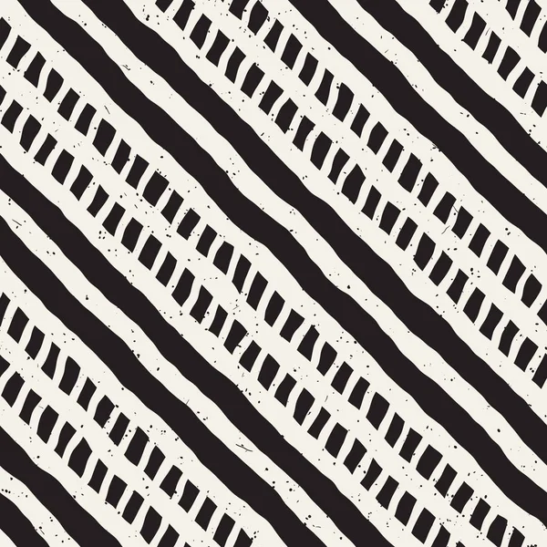 Elle çizilmiş stil seamless modeli. Soyut geometrik döşeme arka plan siyah ve beyaz. Vektör doodle hat kafes