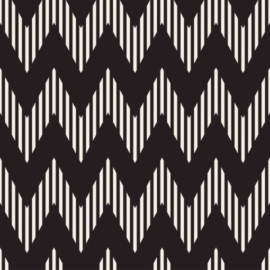 Vektör sorunsuz zikzak çizgi deseni. Şık geometrik arka plan. Yinelenen kafes arka plan