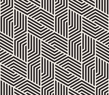 Vektör kusursuz desen. Modern stil soyut doku. Tekrarlanan geometrik fayanslar