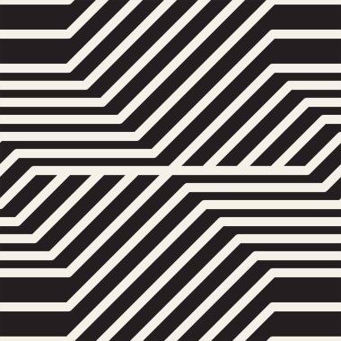 Vektör seamless modeli. Modern şık soyut doku. Yinelenen geometri