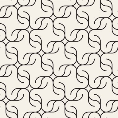 Vektör seamless modeli. Modern şık soyut doku. Geometrik yinelenen