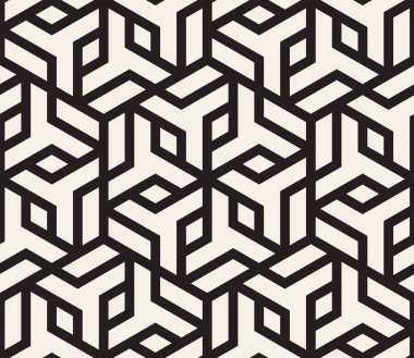 Vektör kusursuz desen. Modern stil soyut doku. Tekrarlanan geometrik fayanslar