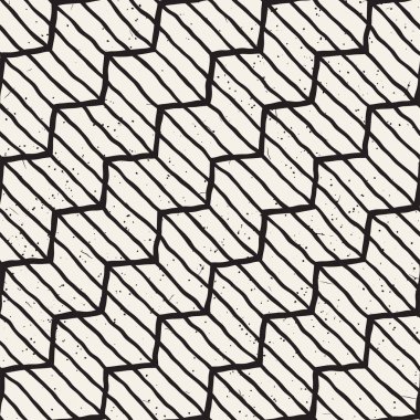 Basit mürekkep geometrik desen. Tek renkli siyah ve beyaz konturlar arka plan. Senin tasarı için çizilen mürekkep doku el