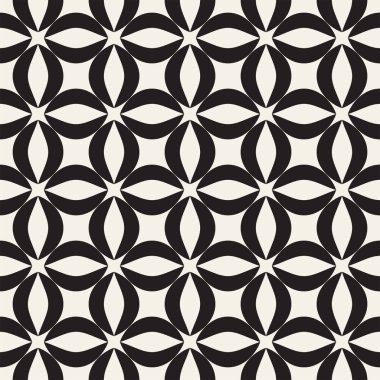 Vektör seamless modeli. Modern şık doku. Geometrik çizgili süsleme. Tek renkli kafes