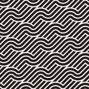 Vektör kusursuz desen. Modern stil soyut doku. Geometrik fayans tekrarlanıyor