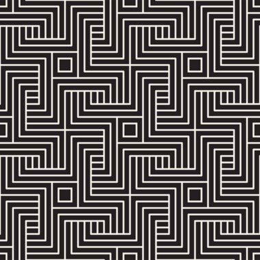 Vektör seamless modeli. Modern şık soyut doku. Yinelenen geometri