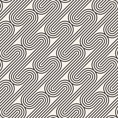 Vektör seamless modeli. Modern şık soyut doku. Geometrik yinelenen