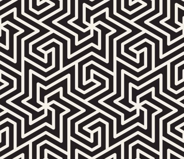 Vektör kusursuz desen. Modern stil soyut doku. Tekrarlanan geometrik fayanslar