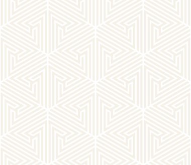 Vektör kusursuz desen. Modern stil dokusu. Çizgili elementlerden geometrik fayanslar tekrarlanıyor