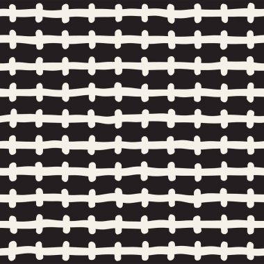 Elle çizilmiş stil etnik seamless modeli. Siyah ve beyaz soyut grungy geometrik arka plan.