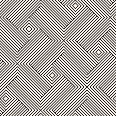 Vektör seamless modeli. Modern şık soyut doku. Geometrik yinelenen