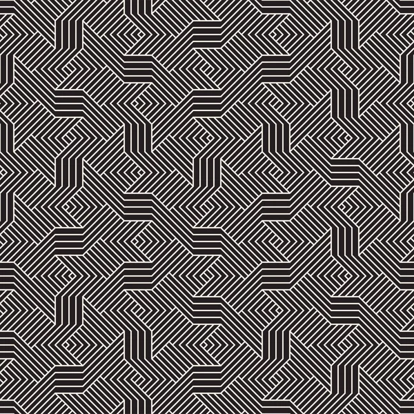 Vektor nahtlose Muster. moderne stilvolle abstrakte Textur. Geometrie wiederholen — Stockvektor