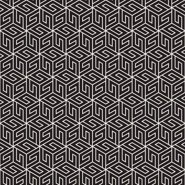 Vector sömlös lattice mönster. Modern elegant textur med monokrom spaljé. Upprepande geometriska rutnät. Enkel design bakgrund — Stock vektor