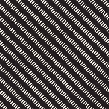 Elle çizilmiş çizgiler seamless modeli. Soyut geometrik döşeme arka plan. FreeHand siyah beyaz doku.