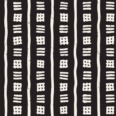 Elle çizilmiş çizgiler seamless grungy modeli. Soyut geometrik yinelenen kiremit doku