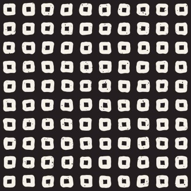 Elle çizilmiş stil etnik seamless modeli. Siyah ve beyaz soyut grungy geometrik arka plan.