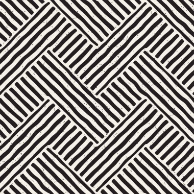 Elle çizilmiş sorunsuz yinelenen desen fayans hatları ile. Grungy freehand arka plan dokusu.