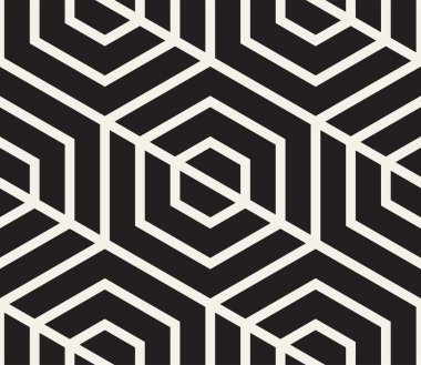 Vektör kusursuz desen. Modern stil soyut doku. Tekrarlanan geometrik fayanslar