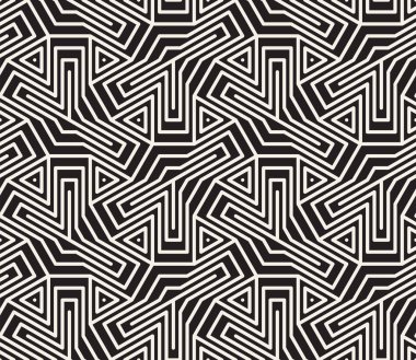 Vektör kusursuz desen. Modern stil soyut doku. Tekrarlanan geometrik fayanslar