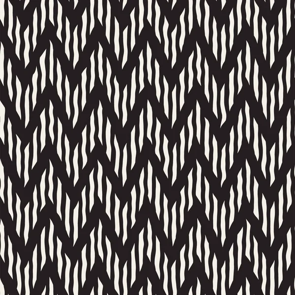 手描き下ろし線のシームレスなパターン。抽象的な幾何学的なタイル張りの背景。フリーハンドの黒と白のテクスチャ. — ストックベクタ