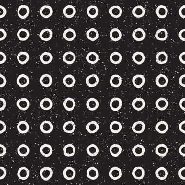 Elle çizilmiş stil etnik seamless modeli. Siyah ve beyaz soyut grungy geometrik arka plan.