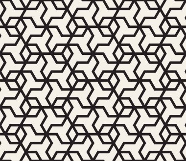 Vektör seamless modeli. Modern şık soyut doku. Geometrik yinelenen döşer çizgili öğeleri ben
